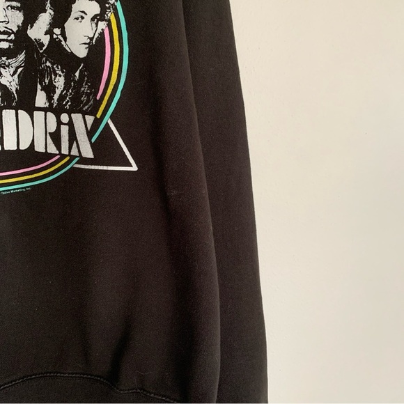 Junk Food Jimi Hendrix Band XL Black Unisex Crew Neck Sweatshirt Sweater Retro - Picture 6 of 14